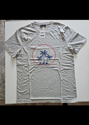 Gri Kısa Kollu Erkek Pijama Takımı - Görsel 4