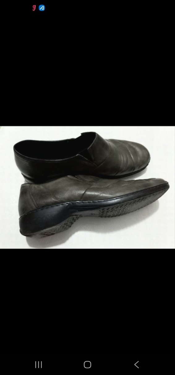 Minimalist Gri "Rieker "Kadın Klasik Ayakkabı - Görsel 3