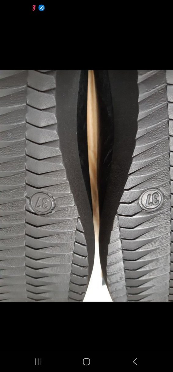 Siyah Bağcıklı Kadın Dolgu Topuklu Babet - Görsel 3