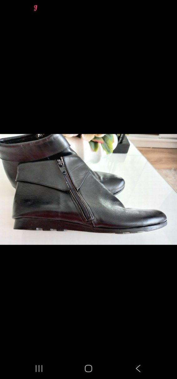 Siyah Kadın Deri Dolgu Topuklu Goth Bot - Görsel 3