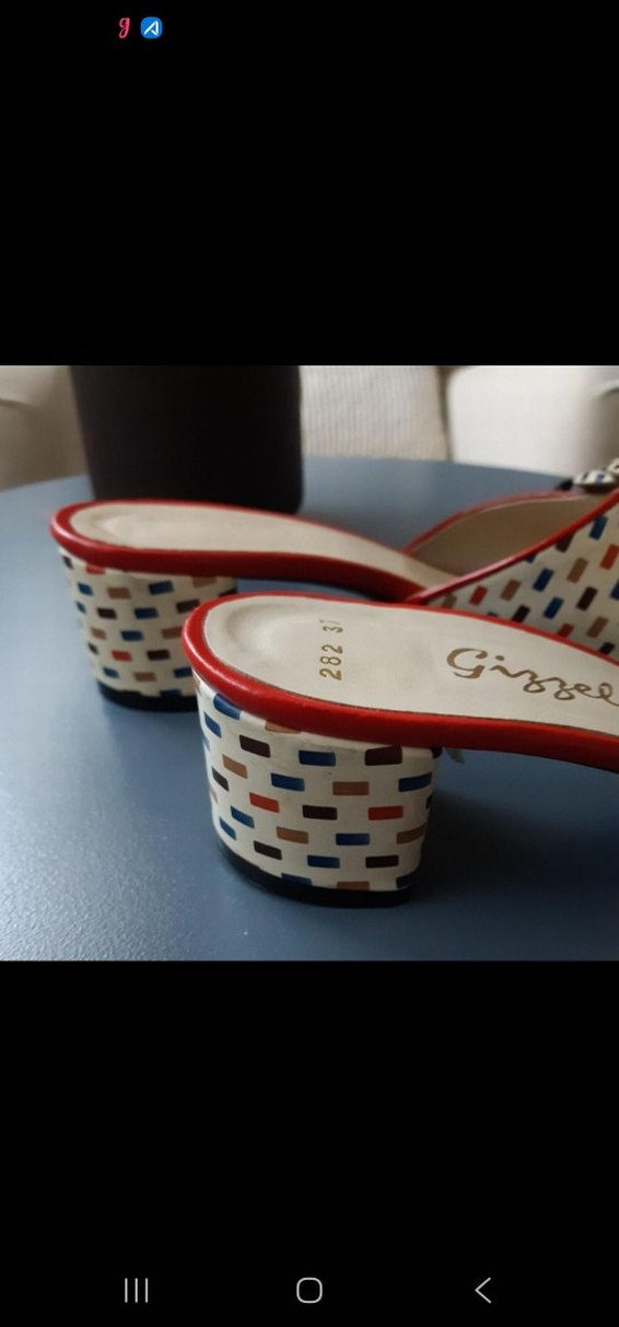 Desenli Marc O^Polo Kadın Topuklu Sandalet - Görsel 5