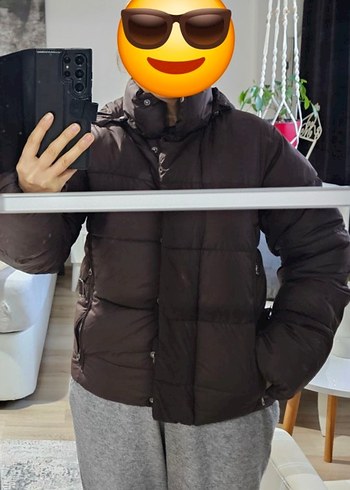 Harika dolgulu H&M mont - Görsel 6