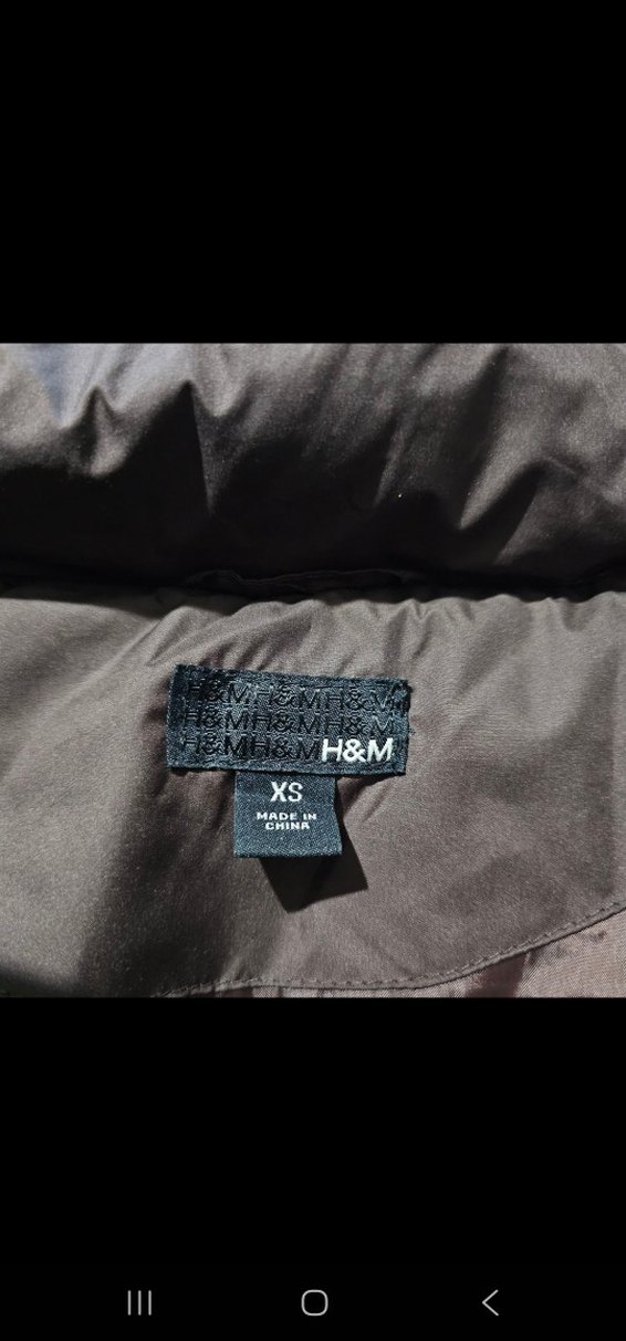 Harika dolgulu H&M mont - Görsel 4