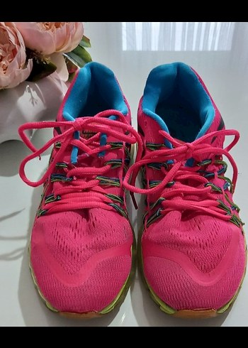 Renkli Bağcıklı Nike Air  Max Kadın Spor Ayakkabı - Görsel 3