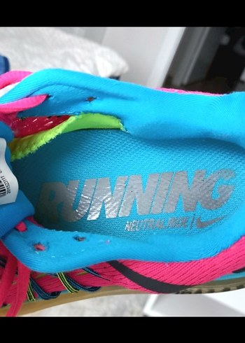 Renkli Bağcıklı Nike Air  Max Kadın Spor Ayakkabı - Görsel 5