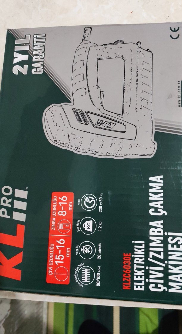 KLPRO Elektrikli Çivi/Zımba Çakma Makinesi - Görsel 3