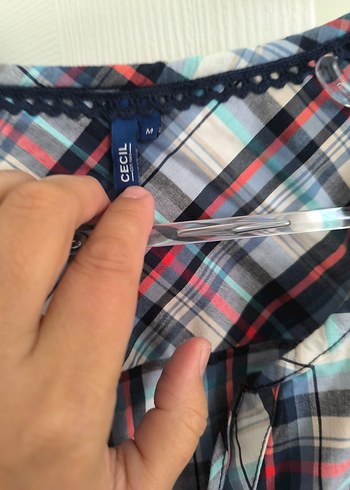 Düğmeli, Kısa Kollu Kadın Gömlek - Görsel 2