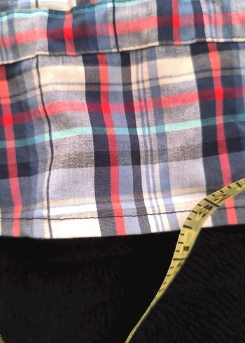 Düğmeli, Kısa Kollu Kadın Gömlek - Görsel 5