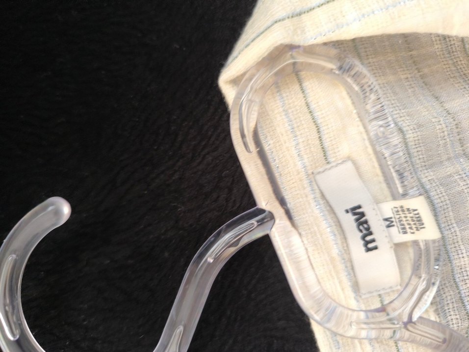 Kadın Keten Düğmeli Gömlek - Görsel 5