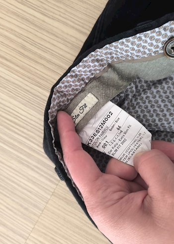 Erkek Siyah Regular Fit Denim Pantolon jakamen - Görsel 3