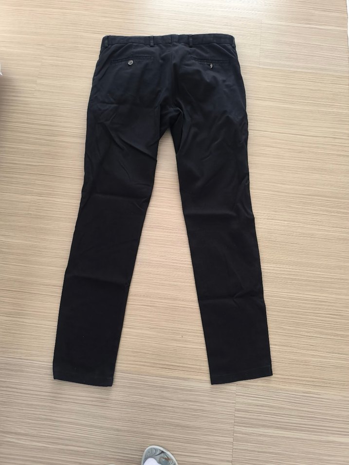 Erkek Siyah Regular Fit Denim Pantolon jakamen - Görsel 4