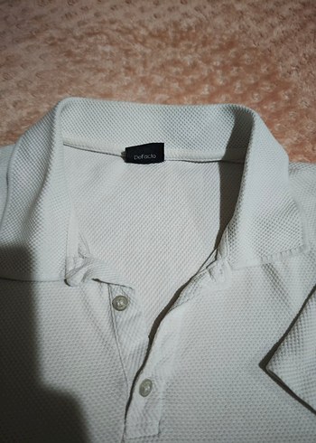 Beyaz Erkek Kısa Kollu Polo Tişört - Görsel 2