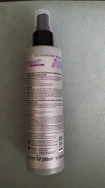 Urban Care Biotin Kafein Sprey Tonik - Görsel 4