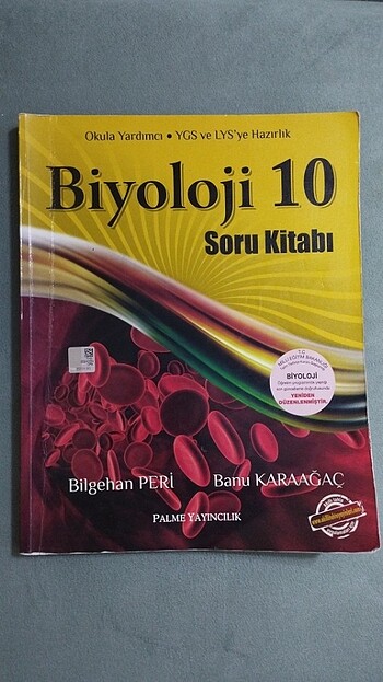 Biyoloji 10.sınıf konu anlatımlı soru kitabı palme yayınları 