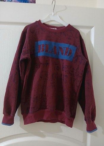 Bordo Baskılı çocuk Sweatshirt