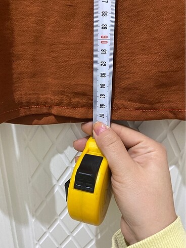 44 Beden turuncu Renk Trendyol 44 46 beden uyumlu tunik üstü