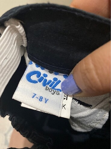 Civil Civil siyah erkek çocuğu pantolon 7 8 yaş