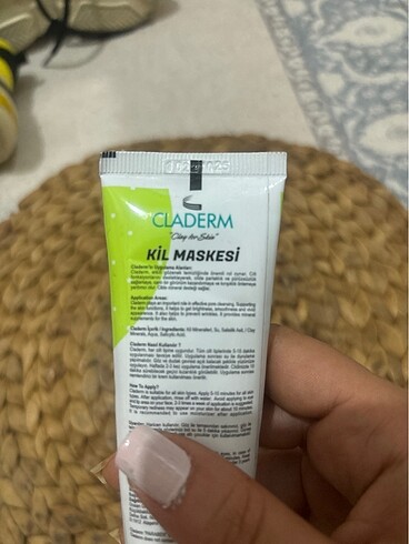 Beden Claderm kil maskesi sıfır