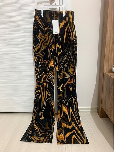 Mango orijinal desenli pantolon