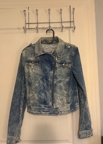 m Beden mavi Renk Stradivarius mavi denim ceket