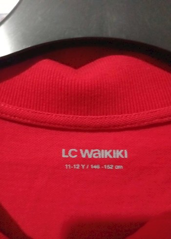 Kadın Kırmızı Uzun Kollu Polo Yaka Tişört - Görsel 2