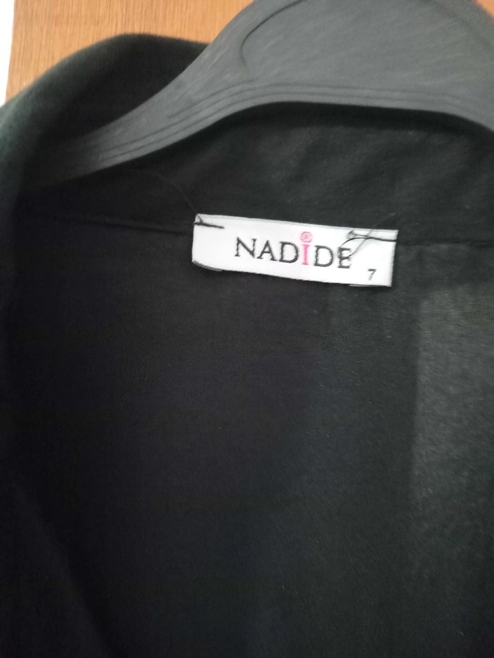 Siyah Uzun Düğmeli Kadın gömlek - Görsel 3