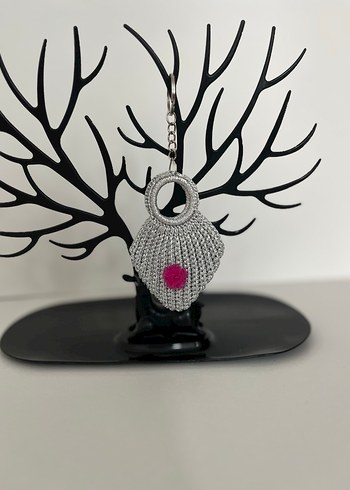 Boncuklu Pembe Bohem Anahtarlık - Görsel 3