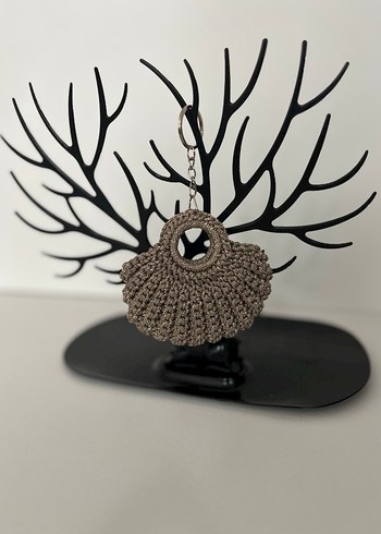 Örgü simli anahtarlık - Görsel 2