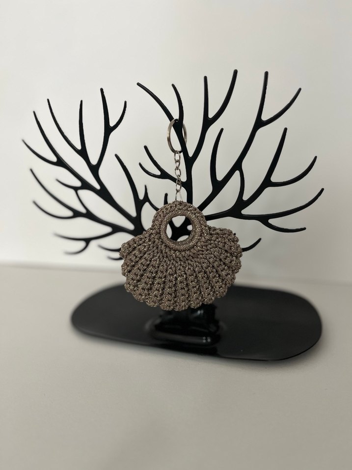 Örgü simli anahtarlık - Görsel 3