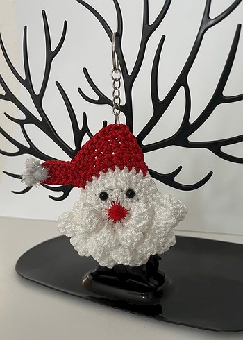 Renkli Noel Baba Anahtarlık - Görsel 3