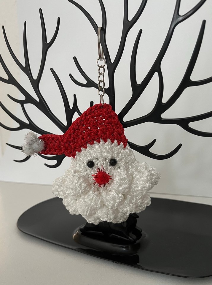 Renkli Noel Baba Anahtarlık - Görsel 3