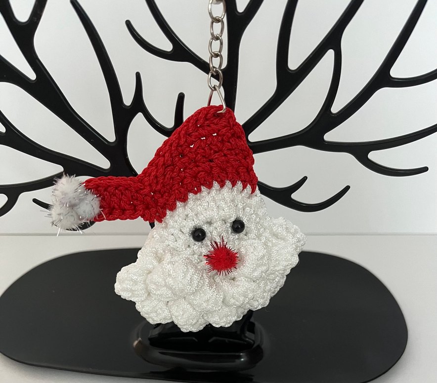 Renkli Noel Baba Anahtarlık - Görsel 2