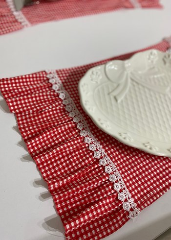 İkili Kırmızı potikare supla  - Görsel 2