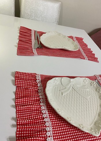 İkili Kırmızı potikare supla  - Görsel 3