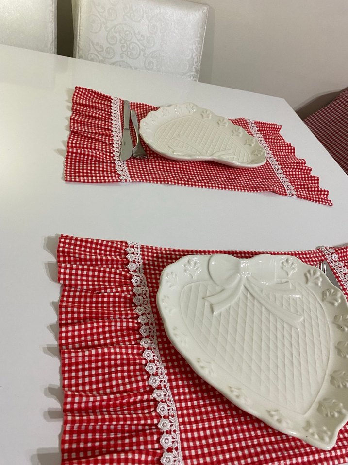 İkili Kırmızı potikare supla  - Görsel 3