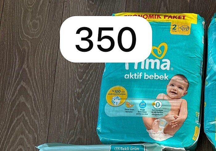 Prima aktif bebek 2 numara bez