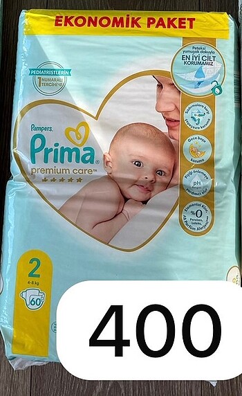 Prima Premium Care 2 Numara Bebek Bezi