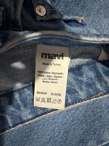 36 Beden mavi Renk Mavi pantolon