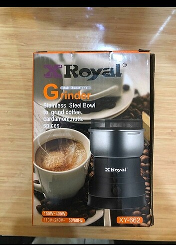 Baharat öğütücü kahve öğütücü marka Royal 
