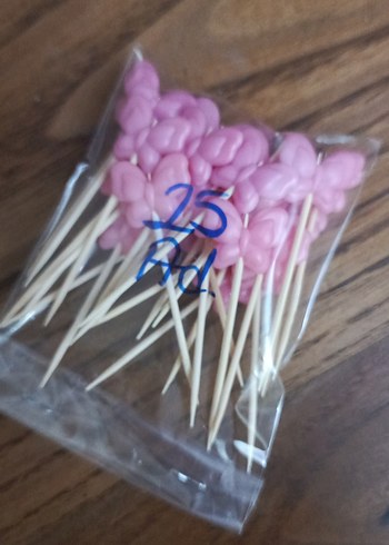 Pembe Pastel Parti Kürdanları - Görsel 3