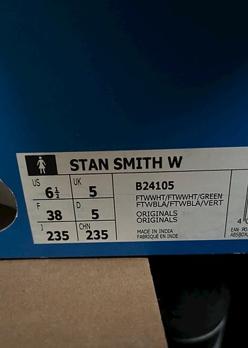 Stan Smith 38 numara ayakkabı - Görsel 5