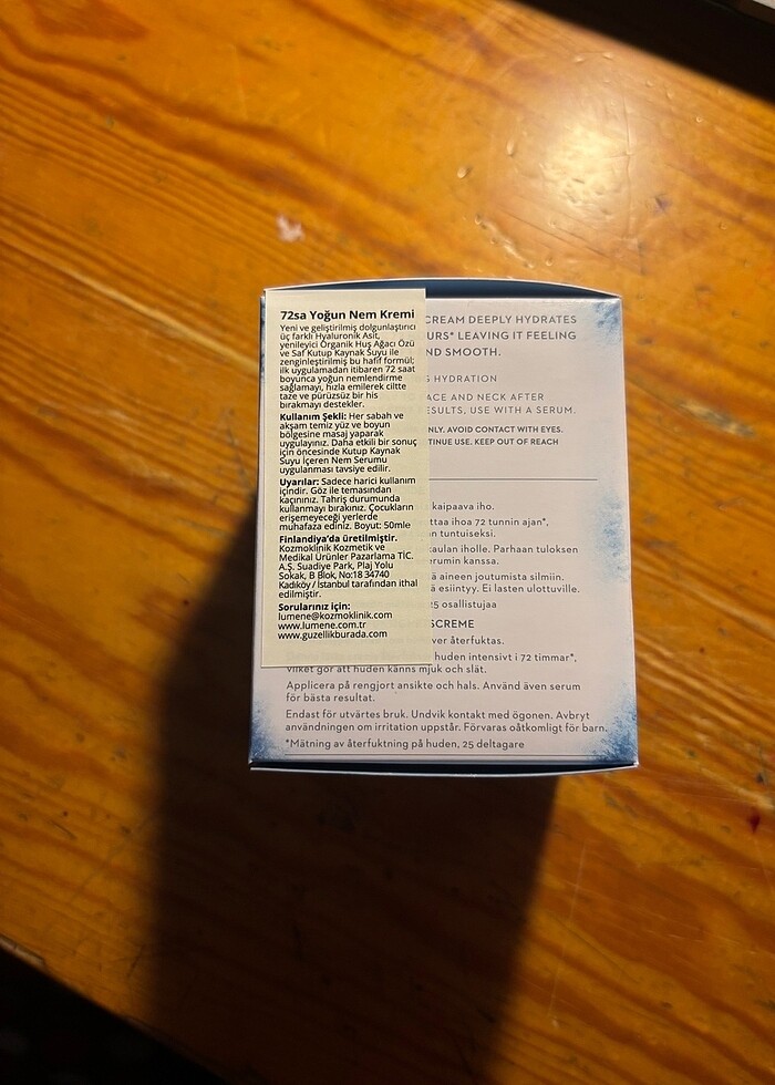 Lumene İntense Hydration Moisturizer - Görsel 2