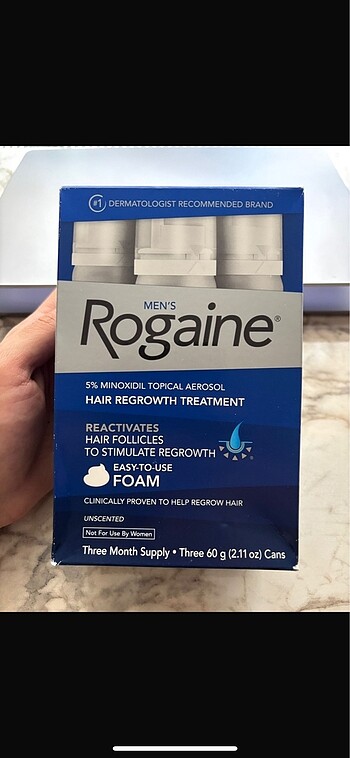 Rogaine Erkek Saç Çıkartan Köpük Seti