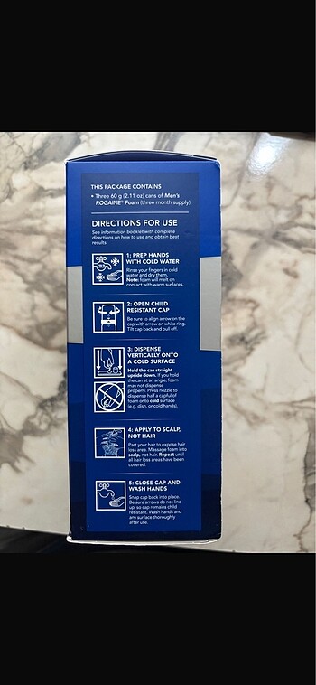 Rogaine Erkek Saç Çıkartan Köpük Seti - Görsel 6