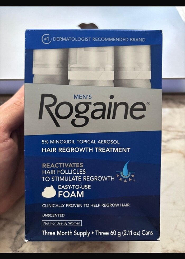 Rogaine Erkek Saç Çıkartan Köpük Seti - Görsel 2