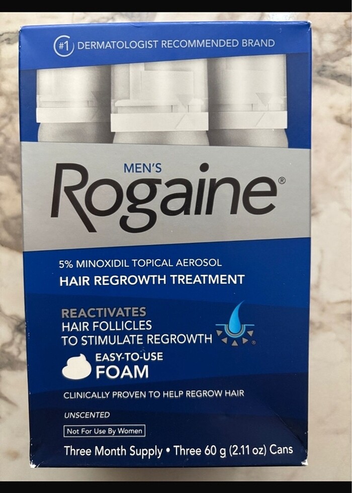 Rogaine Erkek Saç Çıkartan Köpük Seti - Görsel 4