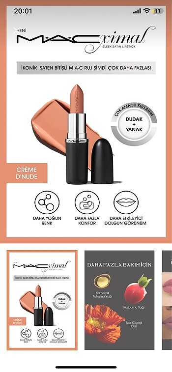 MAC Mac creme d?nude