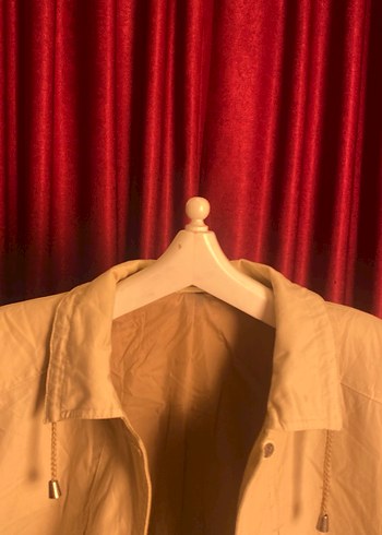 Bej Vintage Rüzgarlık - Görsel 4