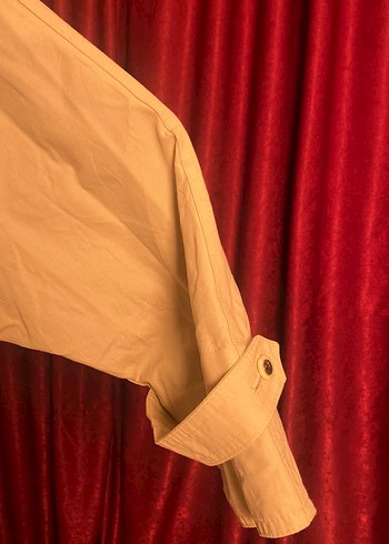 Bej Vintage Rüzgarlık - Görsel 6