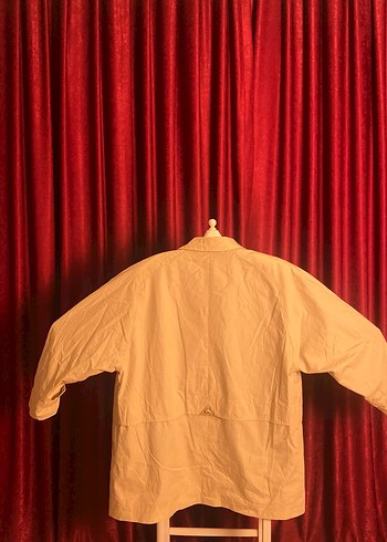 Bej Vintage Rüzgarlık - Görsel 2